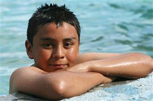 Boy swimmer.