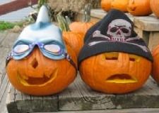 Jack O' Lanterns with Hats